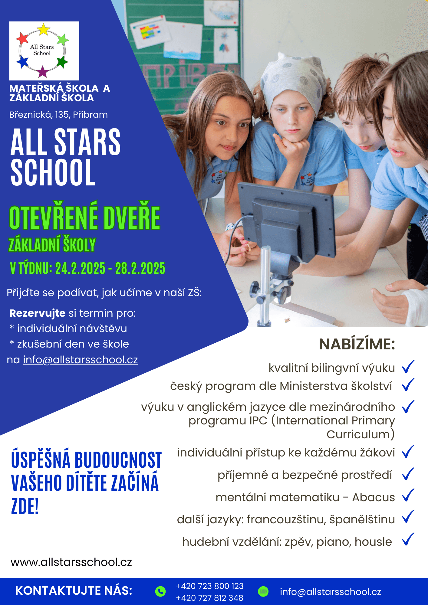 Týden otevřených dveří v All Stars School!