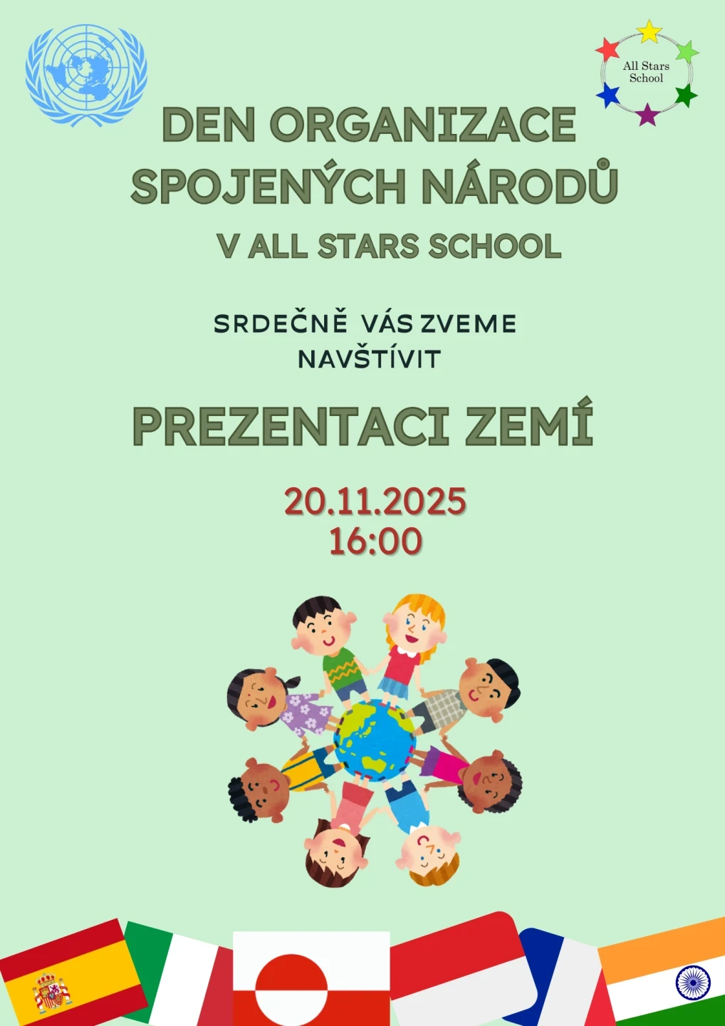 Prezentace zemí ke dni Organizace  spojených národů