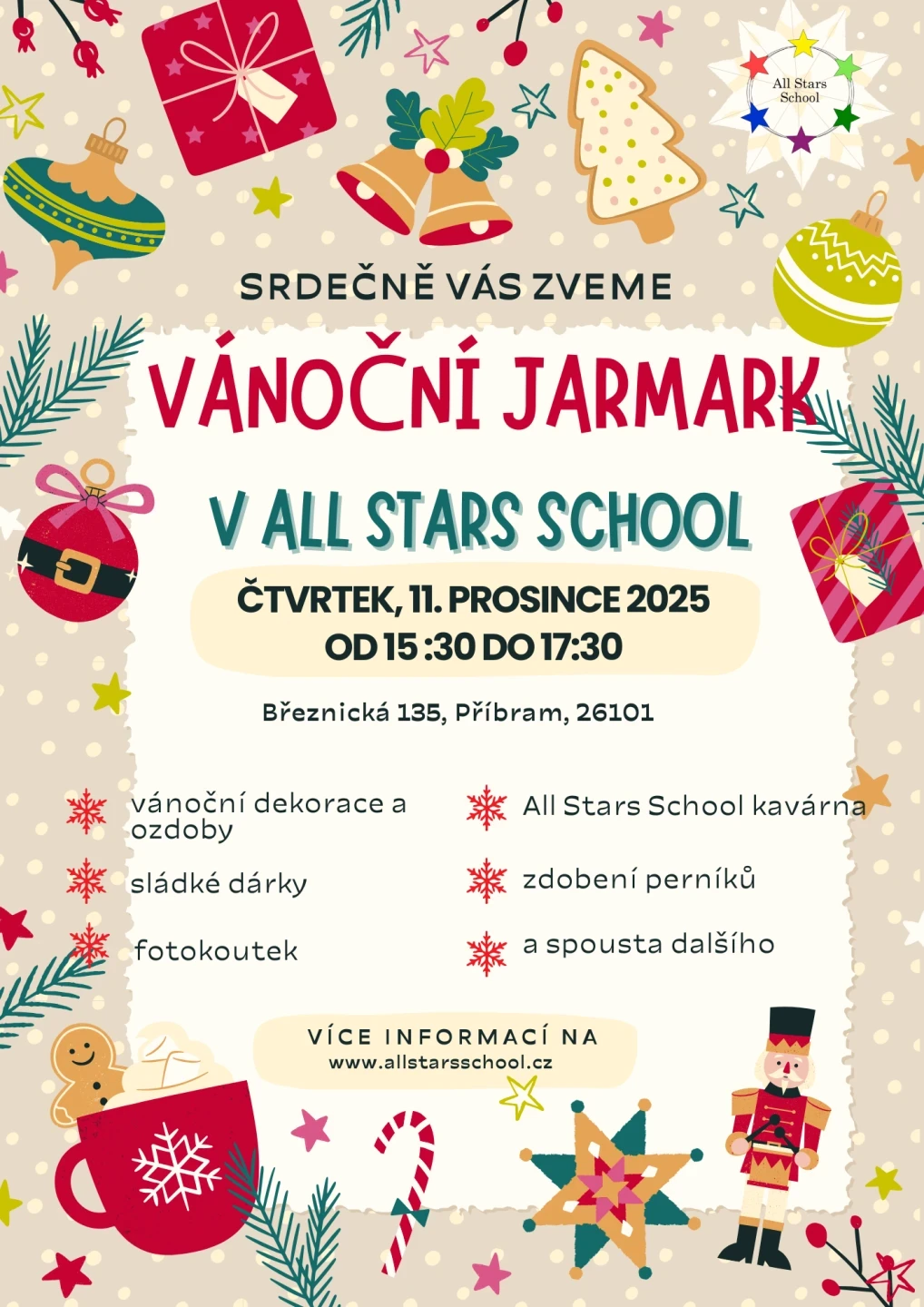 Vánoční jarmark v All Stars school