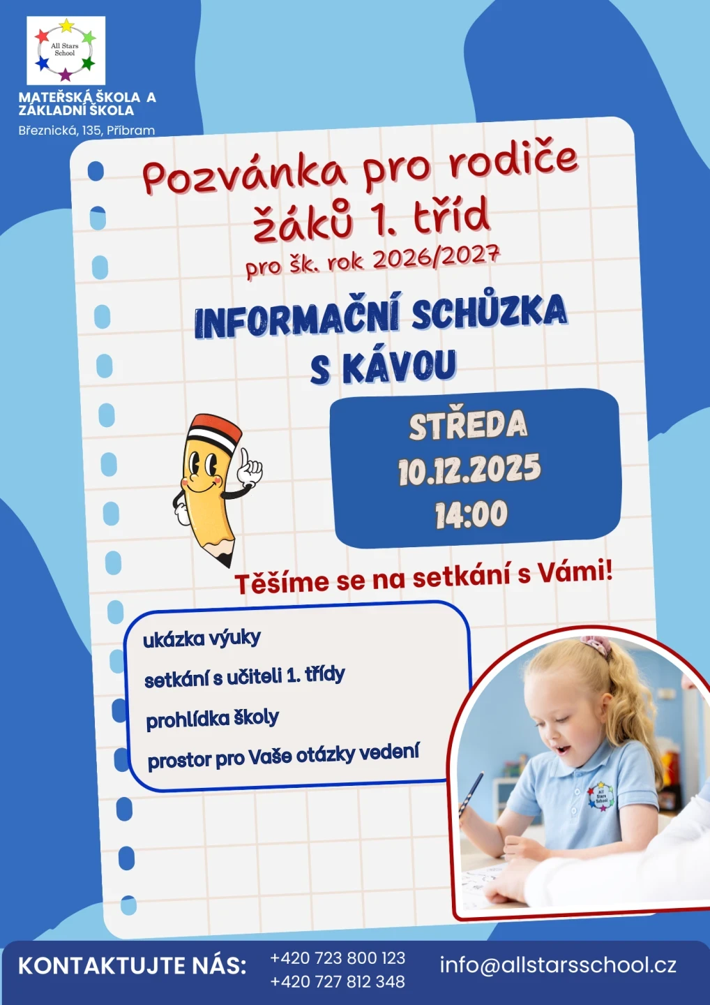 Kavárna pro rodiče budoucích prvňáčků